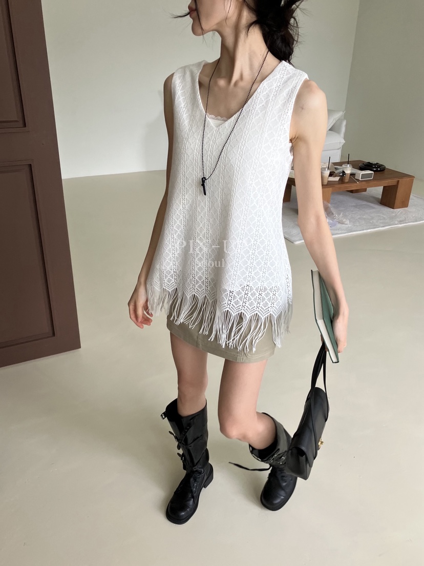 PIN-UP韓國代購女士新款推薦休閑人氣26夏季時尚吊帶背心PIN-UP吊帶/背心