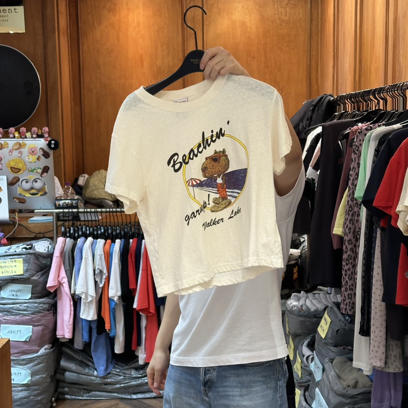 GARMENT-P韓國東大門代購女裝新品休閑人氣推薦時尚熱賣T恤GARMENTT恤圖色1