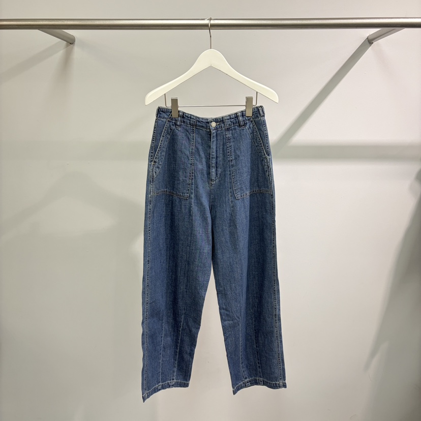 WATER/RIVER韓國直郵實拍女裝新品26夏季人氣熱賣牛仔褲WATER/RIVER牛仔褲圖色1