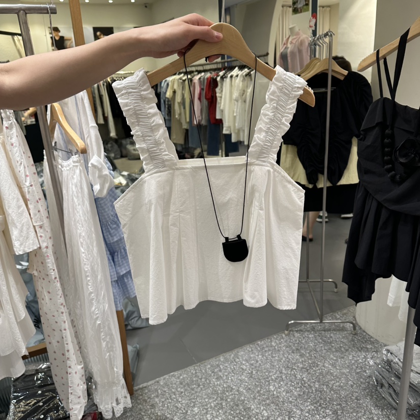 SOF韓國直郵女士新款26夏季推薦熱賣人氣吊帶背心不含項鏈SOF吊帶/背心圖色2
