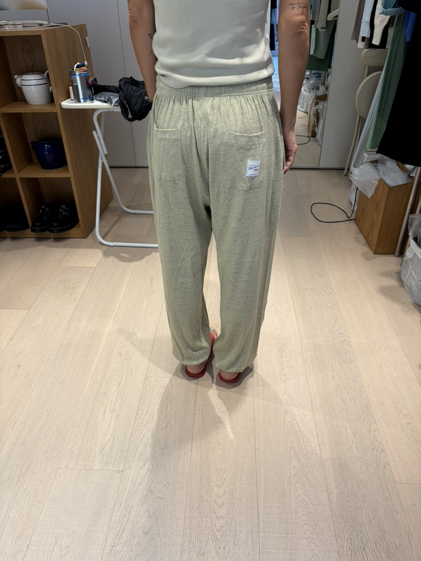 THE STARDUST韓國直郵女裝新品推薦26夏季時尚休閑褲亞麻THE STARDUST休閑褲