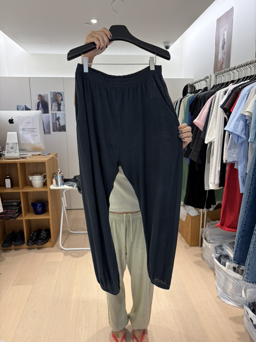 THE STARDUST韓國直郵女裝新品推薦26夏季時尚休閑褲亞麻THE STARDUST休閑褲圖色3