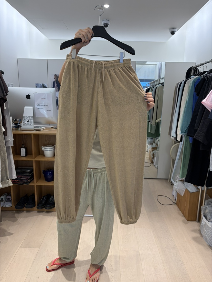 THE STARDUST韓國直郵女裝新品推薦26夏季時尚休閑褲亞麻THE STARDUST休閑褲圖色4