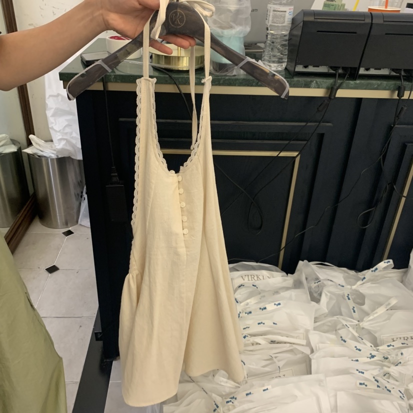 VIRKIN韓國東大門代購女士新品人氣吊帶背心不含項鏈無袖VIRKIN吊帶/背心圖色2