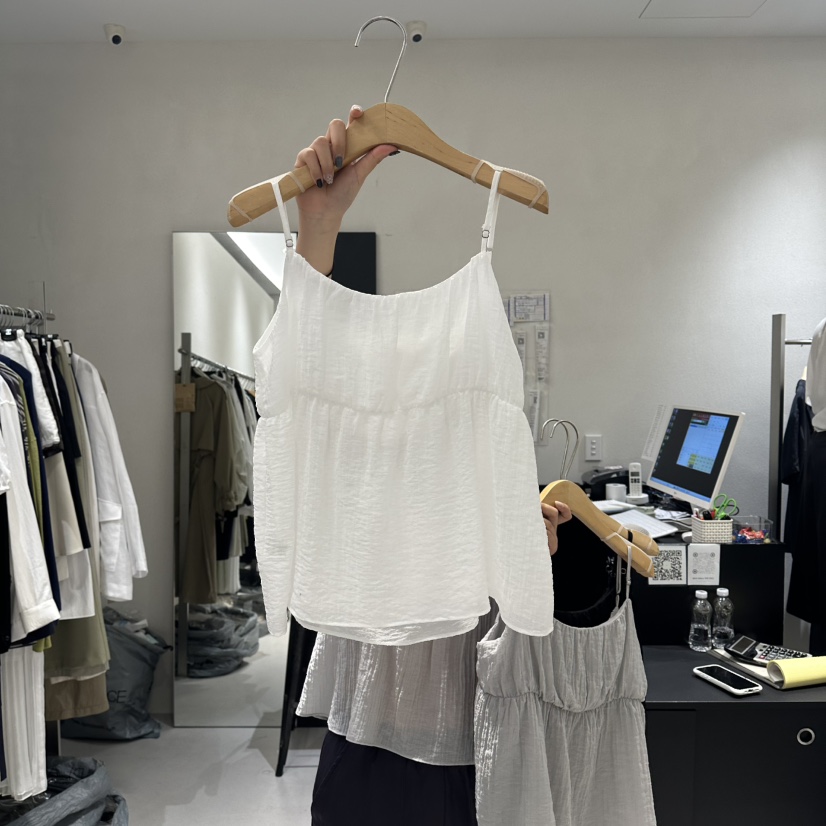 OVU韓國直郵實拍女士新品人氣時尚休閑熱賣推薦26夏季吊帶背心OVU吊帶/背心圖色1
