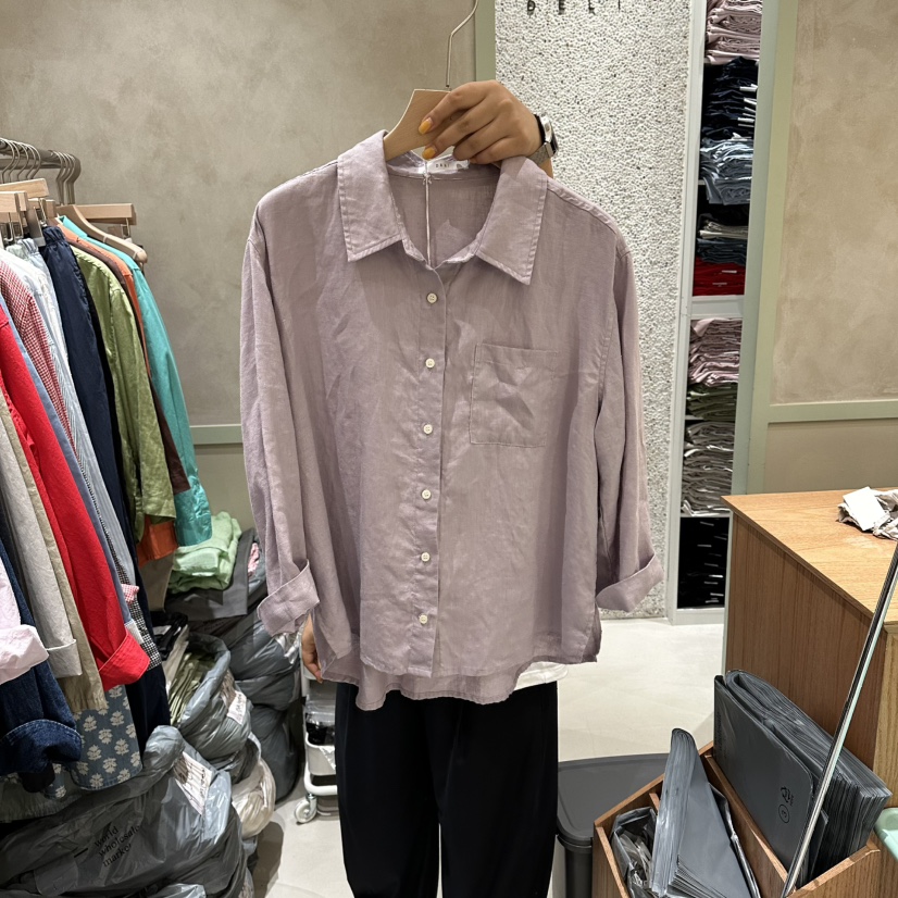 DELI JENNY東大門實拍韓國女裝新款26夏季推薦襯衫蕾絲衫DELI JENNY襯衫/蕾絲衫圖色1