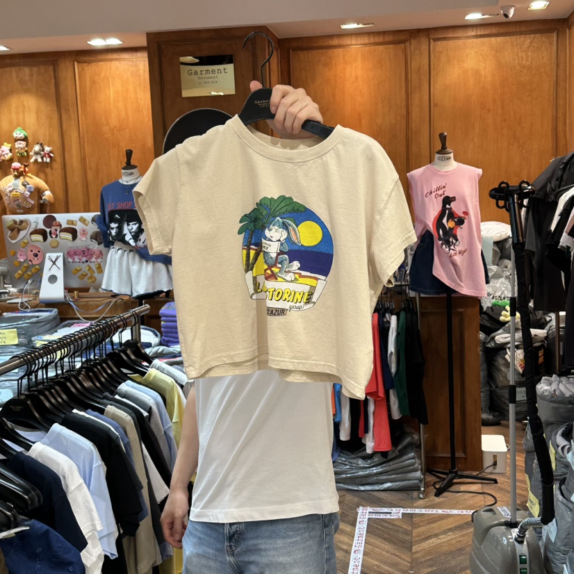 GARMENT-P韓國東大門代購女士新品休閑熱賣26夏季人氣T恤GARMENTT恤圖色2