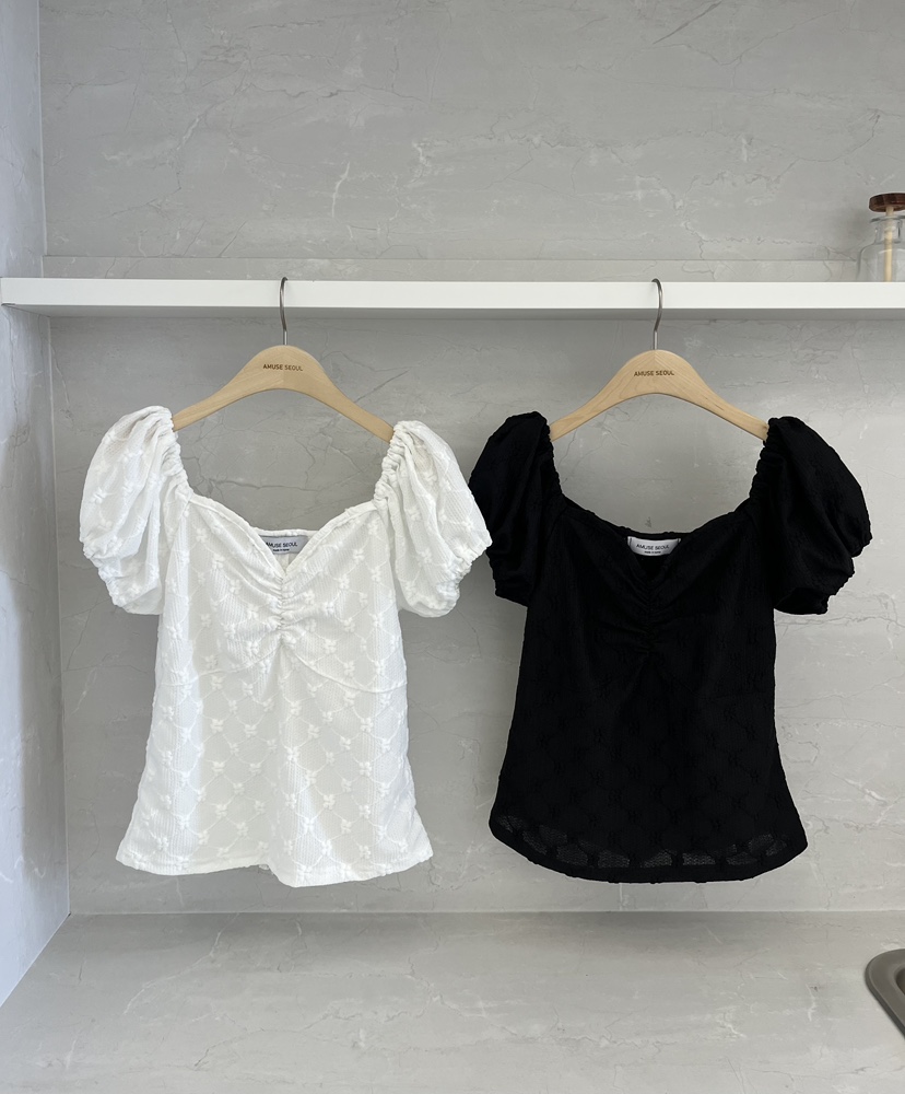 AMUSE SEOUL韓國直郵實拍女士新品推薦休閑26夏季襯衫蕾絲衫AMUSE SEOUL襯衫/蕾絲衫