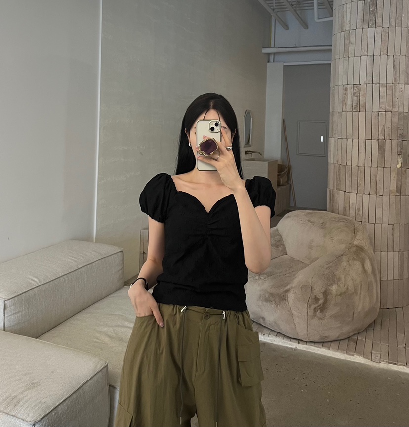 AMUSE SEOUL韓國直郵實拍女士新品推薦休閑26夏季襯衫蕾絲衫AMUSE SEOUL襯衫/蕾絲衫