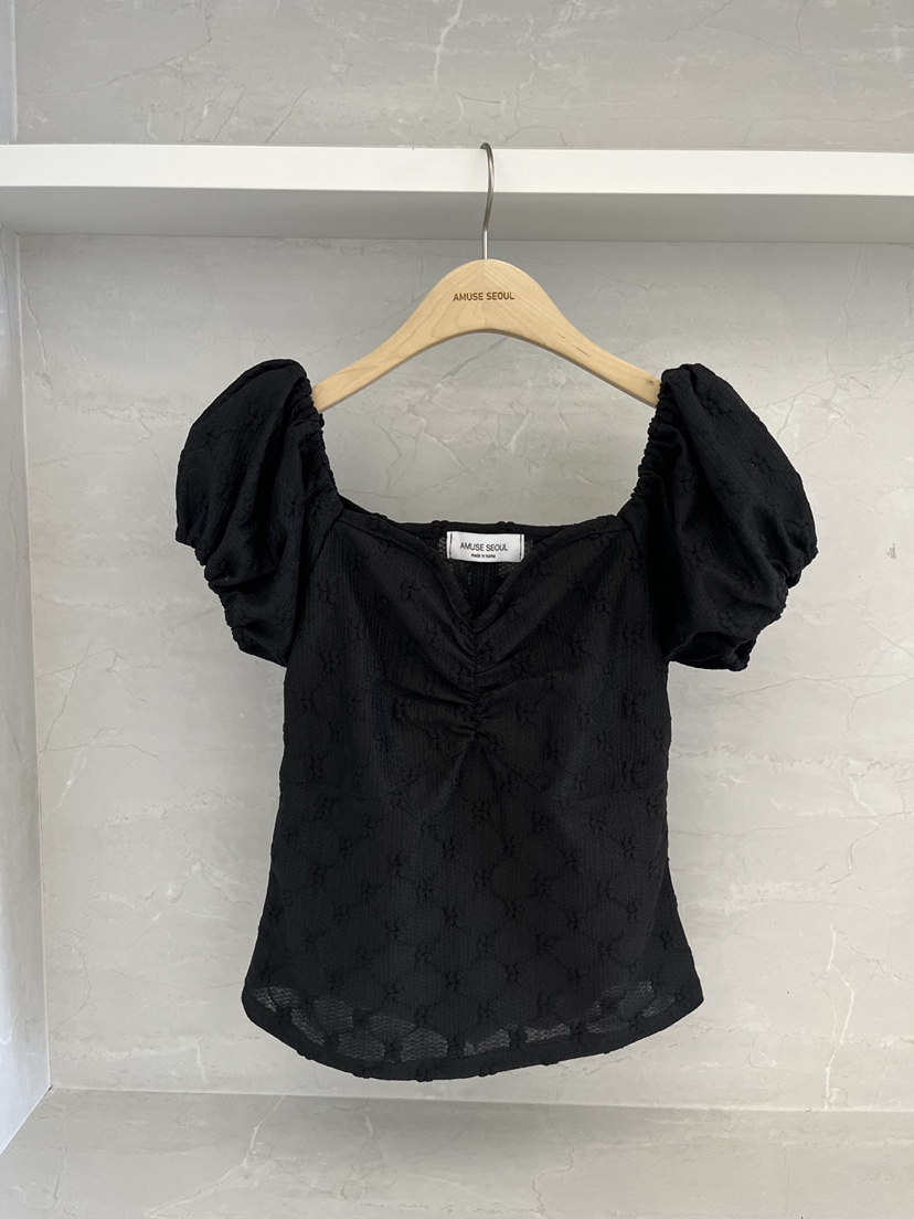 AMUSE SEOUL韓國直郵實拍女士新品推薦休閑26夏季襯衫蕾絲衫AMUSE SEOUL襯衫/蕾絲衫圖色2
