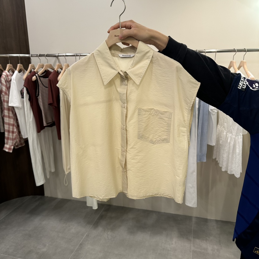 URBANSTORY/REMAKING韓國直郵女士新品熱賣休閑襯衫蕾絲衫Remaking/URBANSTORY襯衫/蕾絲衫圖色1
