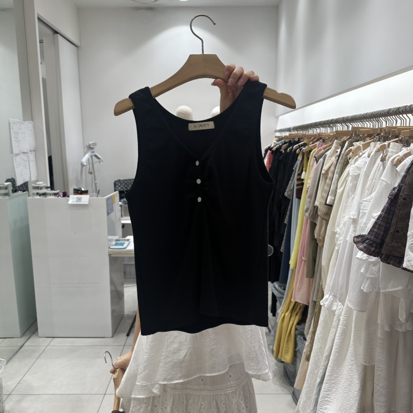 XPARTY韓國東大門代購女士新品26夏季時尚休閑人氣吊帶背心XPARTY吊帶/背心圖色5