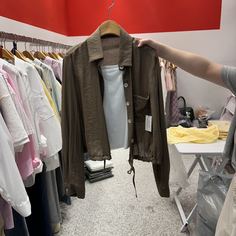 ATPZ韓國東大門直郵女士新品熱賣襯衫蕾絲衫不含內搭珍珠ATTENTION PLEAES襯衫/蕾絲衫圖色2