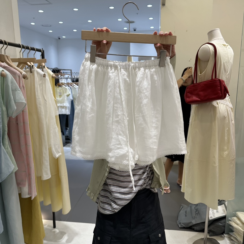 AURA韓國代購女士新品時尚26夏季熱賣休閑推薦人氣短褲Au ra短褲圖色2