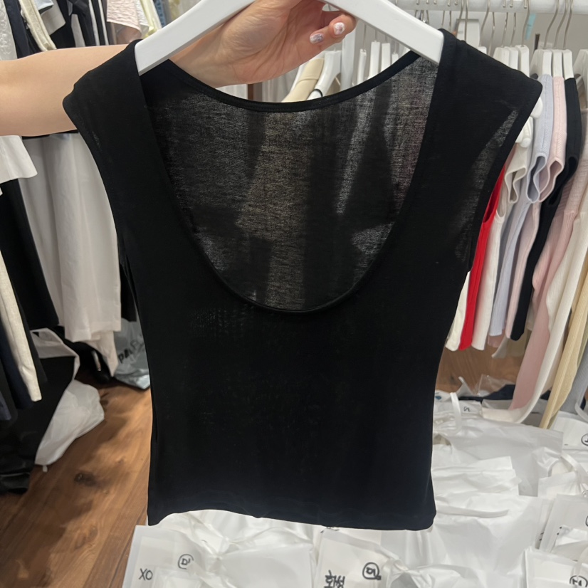 UNDERSTANDING韓國直郵女士新品熱賣休閑吊帶背心露背無袖UNDERSTANDING吊帶/背心