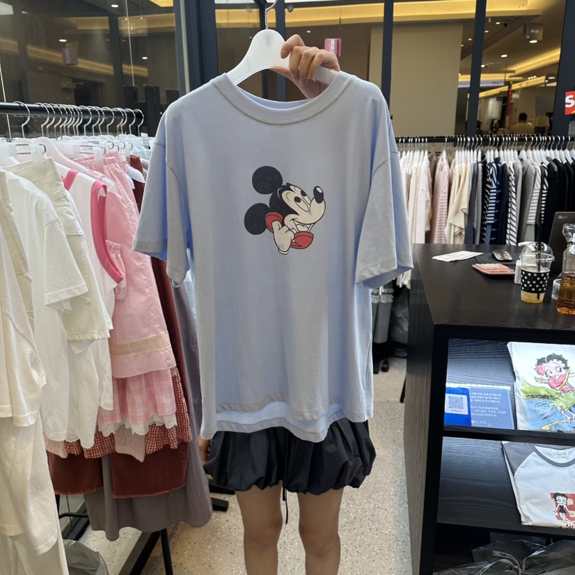 LE ETOILE韓國直郵實拍女士新款26夏季推薦熱賣休閑人氣T恤Le etoileT恤圖色2