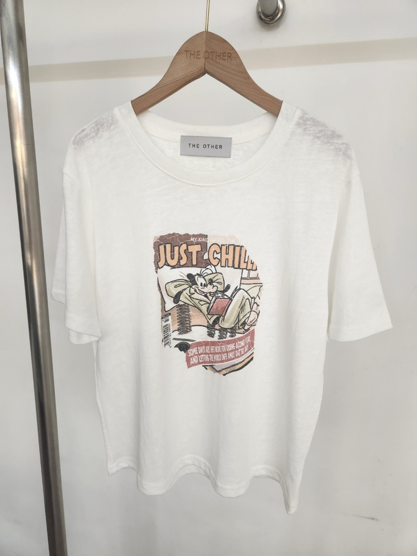 THE OTHER東大門實拍韓國女士新款26夏季熱賣人氣休閑T恤THE OTHERT恤圖色1