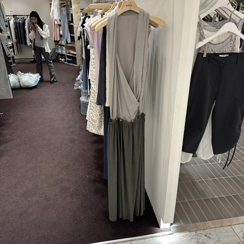 PITA/THEVERLIN韓國東大門直郵女裝新款26夏季連衣裙亞麻紐扣PITA/THEVERLIN連衣裙圖色2