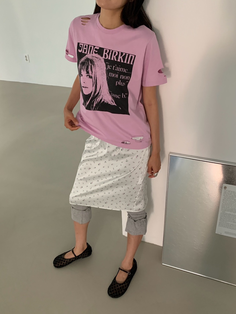 MORE THAN-P東大門實拍韓國女士新款26夏季時尚熱賣T恤MORE THANT恤