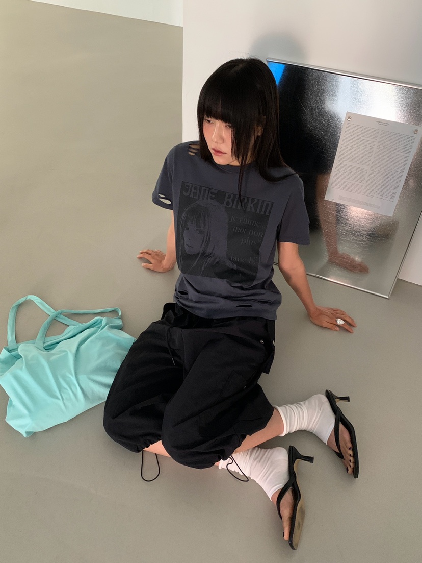 MORE THAN-P東大門實拍韓國女士新款26夏季時尚熱賣T恤MORE THANT恤