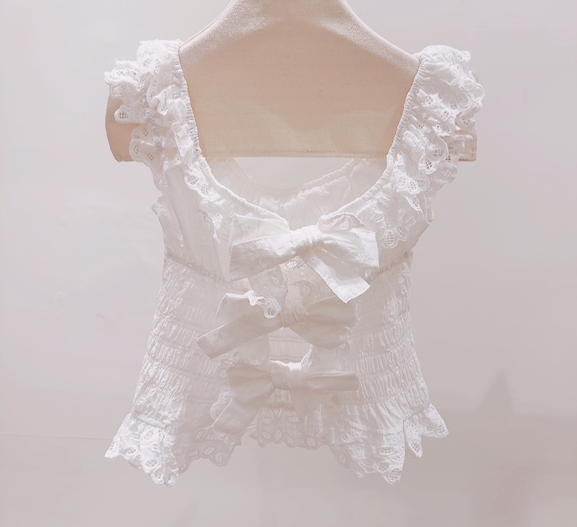 AWESOME-P韓國東大門直郵女士新品熱賣吊帶背心孔眼絲帶AWESOME-P吊帶/背心