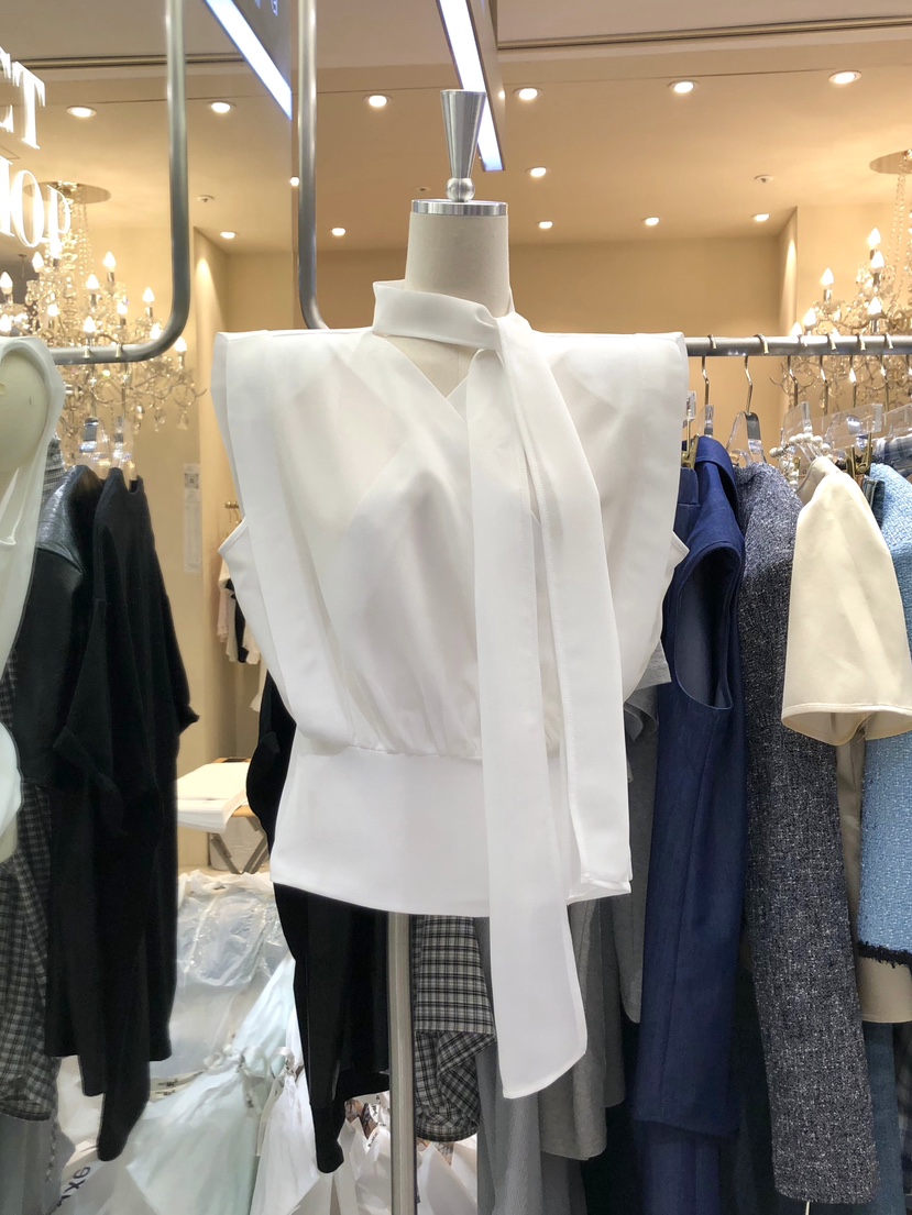 WORK SHOP東大門實拍韓國女士新品26夏季吊帶背心含圍巾Work_shop吊帶/背心