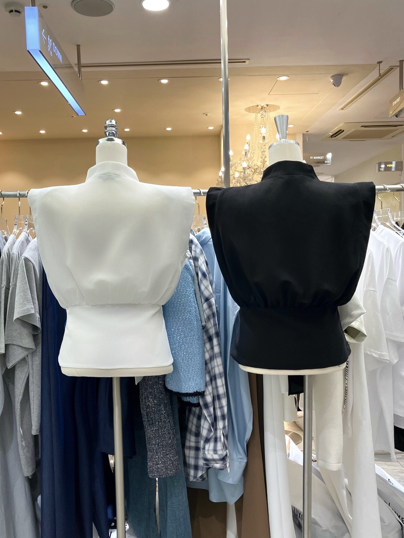 WORK SHOP東大門實拍韓國女士新品26夏季吊帶背心含圍巾Work_shop吊帶/背心