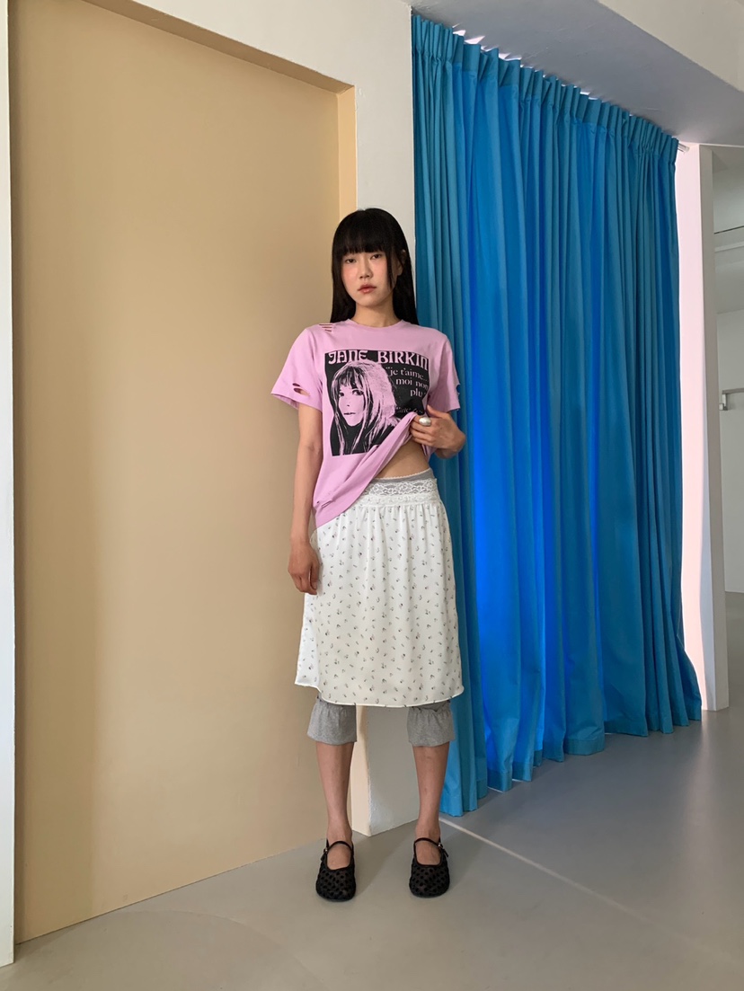 MORE THAN-P韓國直郵女士新品休閑熱賣26夏季半身裙中短裙MORE THAN半身裙/中短裙