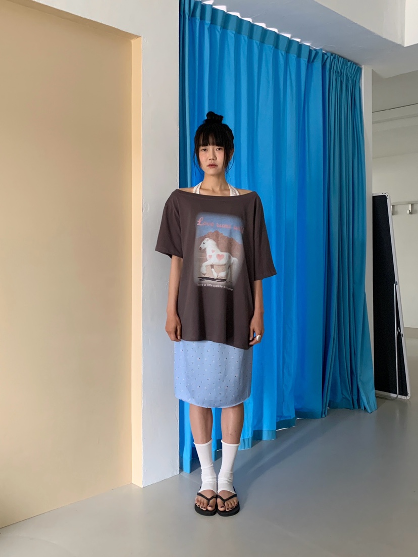 MORE THAN-P韓國直郵女士新品休閑熱賣26夏季半身裙中短裙MORE THAN半身裙/中短裙