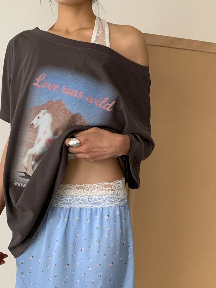 MORE THAN-P韓國直郵女士新品休閑熱賣26夏季半身裙中短裙MORE THAN半身裙/中短裙