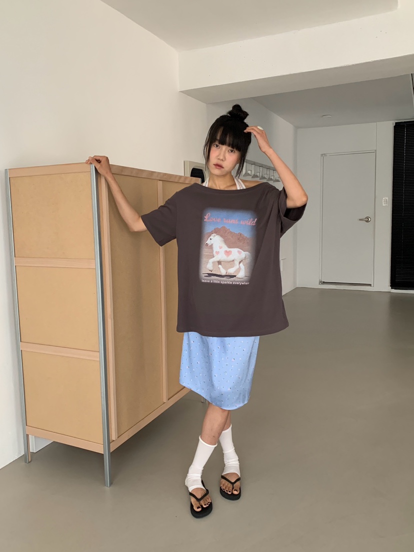 MORE THAN-P韓國直郵女士新品休閑熱賣26夏季半身裙中短裙MORE THAN半身裙/中短裙
