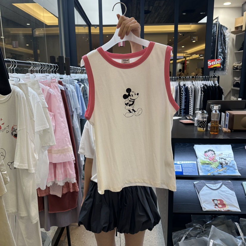 LE ETOILE東大門實拍韓國女士新品人氣26夏季吊帶背心撞色Le etoile吊帶/背心圖色1