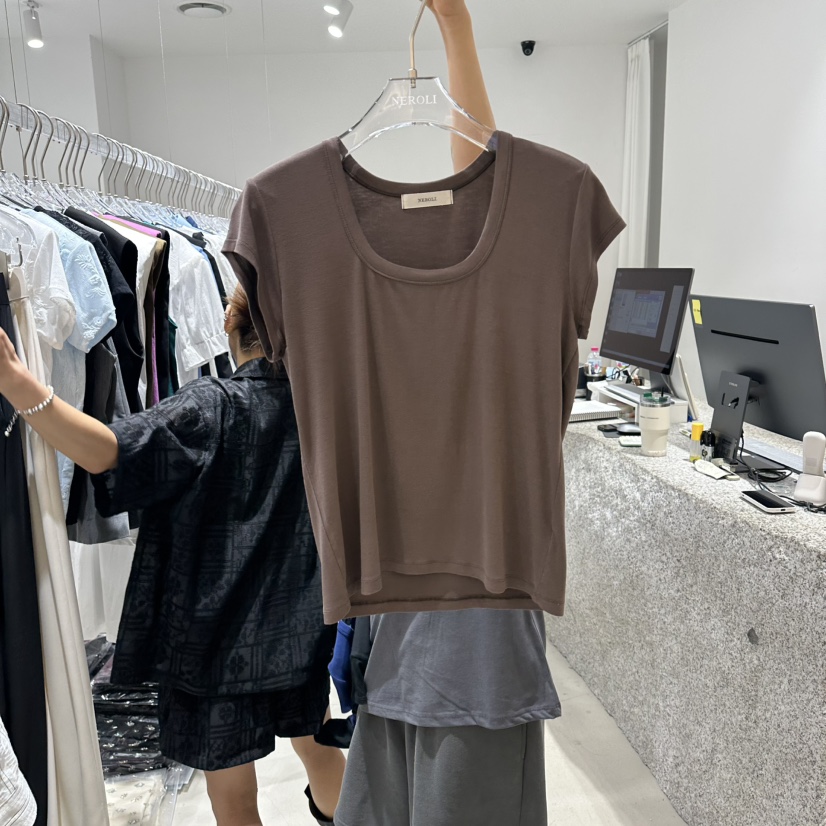 NEROLI 36韓國直郵實拍女士新款熱賣推薦人氣26夏季休閑T恤NEROLI 36T恤圖色3