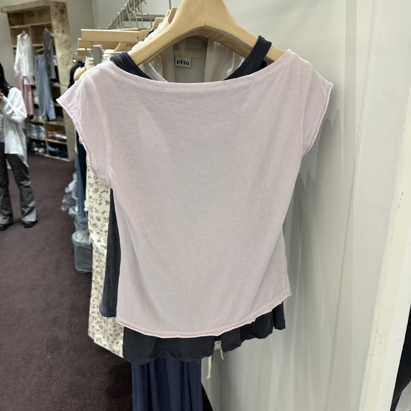 PITA/THEVERLIN韓國東大門代購女裝新款熱賣休閑套裝無袖PITA/THEVERLIN套裝