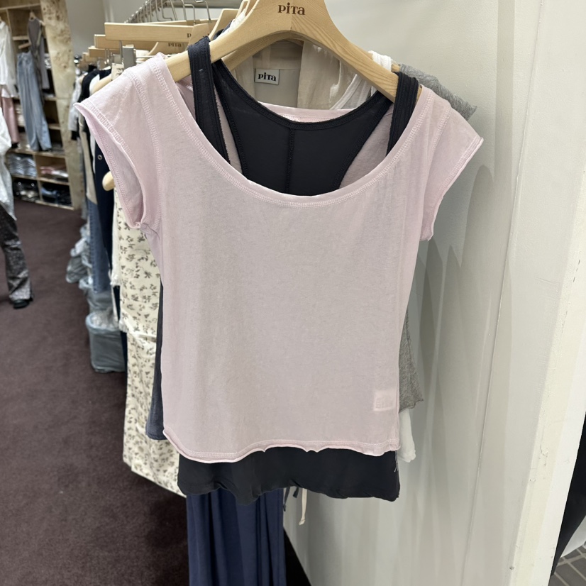 PITA/THEVERLIN韓國東大門代購女裝新款熱賣休閑套裝無袖PITA/THEVERLIN套裝圖色1