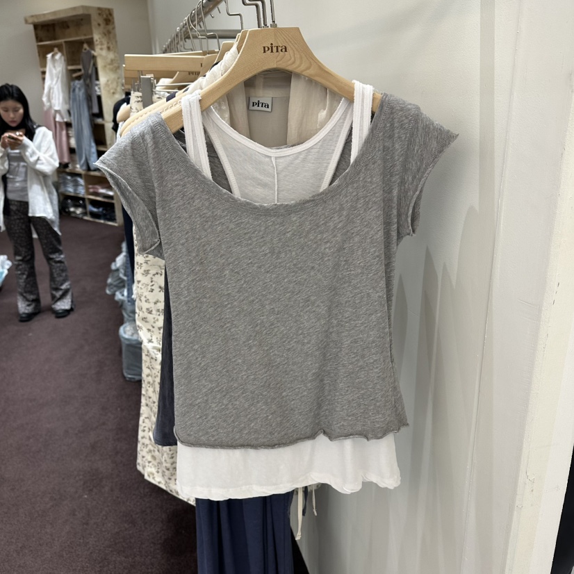 PITA/THEVERLIN韓國東大門代購女裝新款熱賣休閑套裝無袖PITA/THEVERLIN套裝圖色2