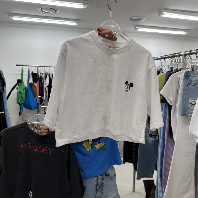 TOPDRESSING韓國東大門代購女裝新款時尚26夏季休閑熱賣T恤TOPDRESSINGT恤圖色1