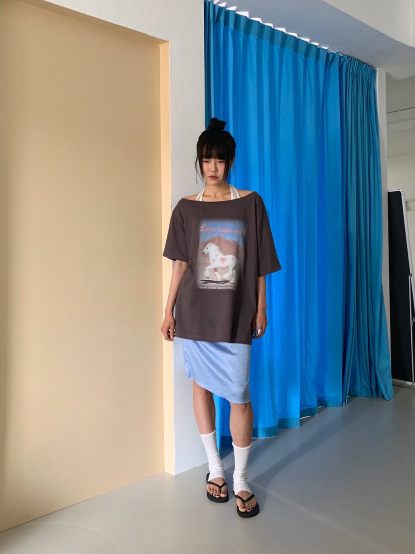 MORE THAN-P韓國東大門代購女士新款26夏季休閑時尚T恤MORE THANT恤