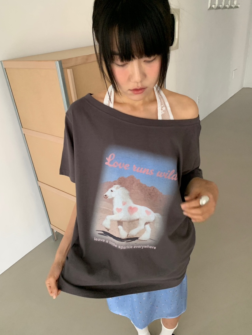 MORE THAN-P韓國東大門代購女士新款26夏季休閑時尚T恤MORE THANT恤
