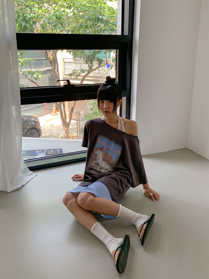 MORE THAN-P韓國東大門代購女士新款26夏季休閑時尚T恤MORE THANT恤