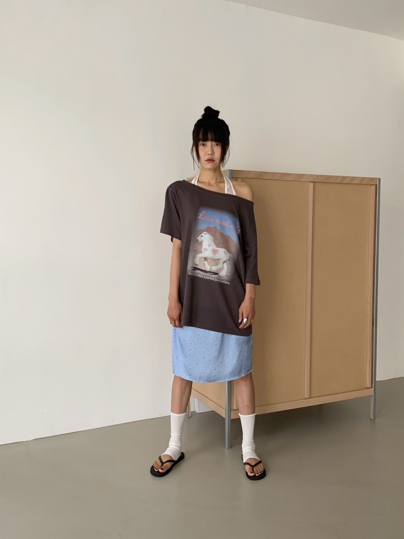 MORE THAN-P韓國東大門代購女士新款26夏季休閑時尚T恤MORE THANT恤