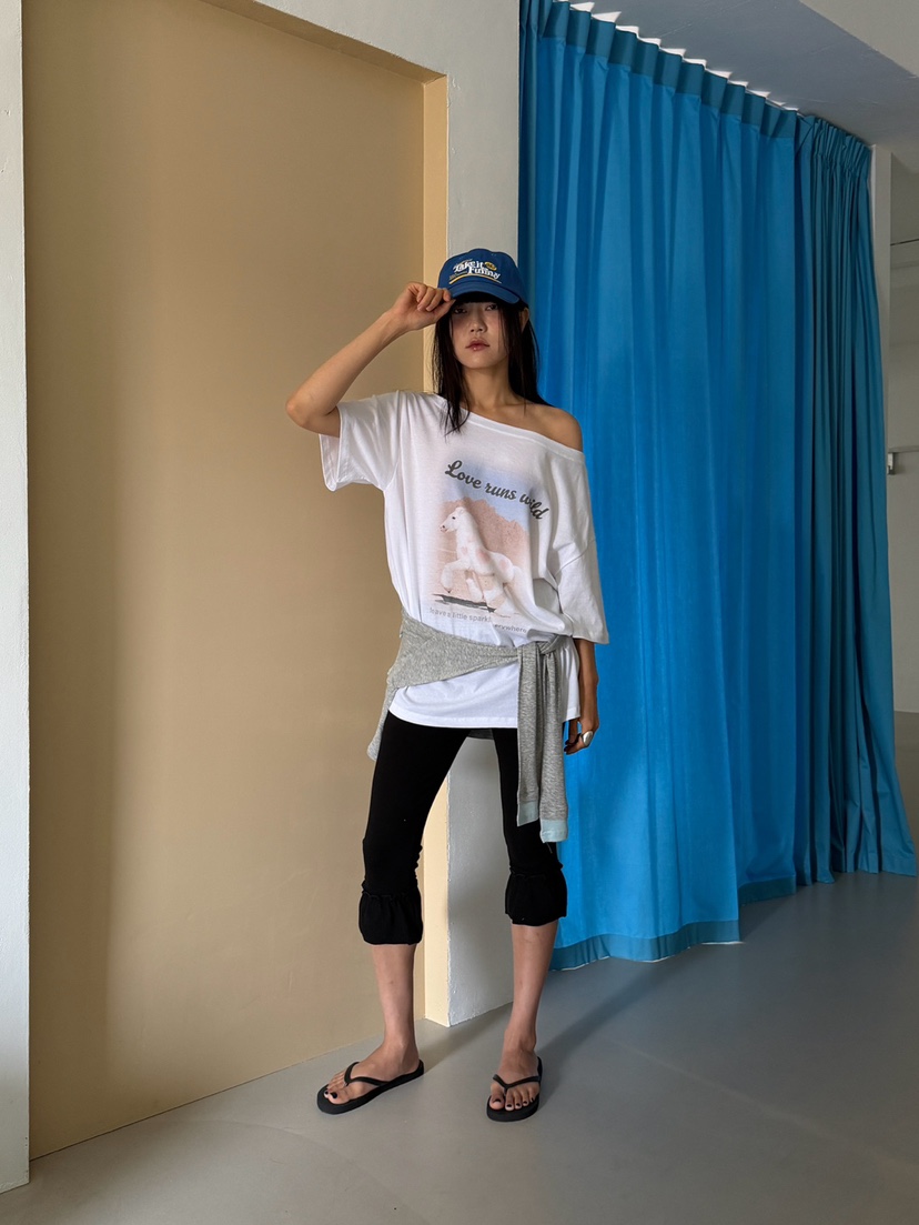 MORE THAN-P韓國東大門代購女士新款26夏季休閑時尚T恤MORE THANT恤