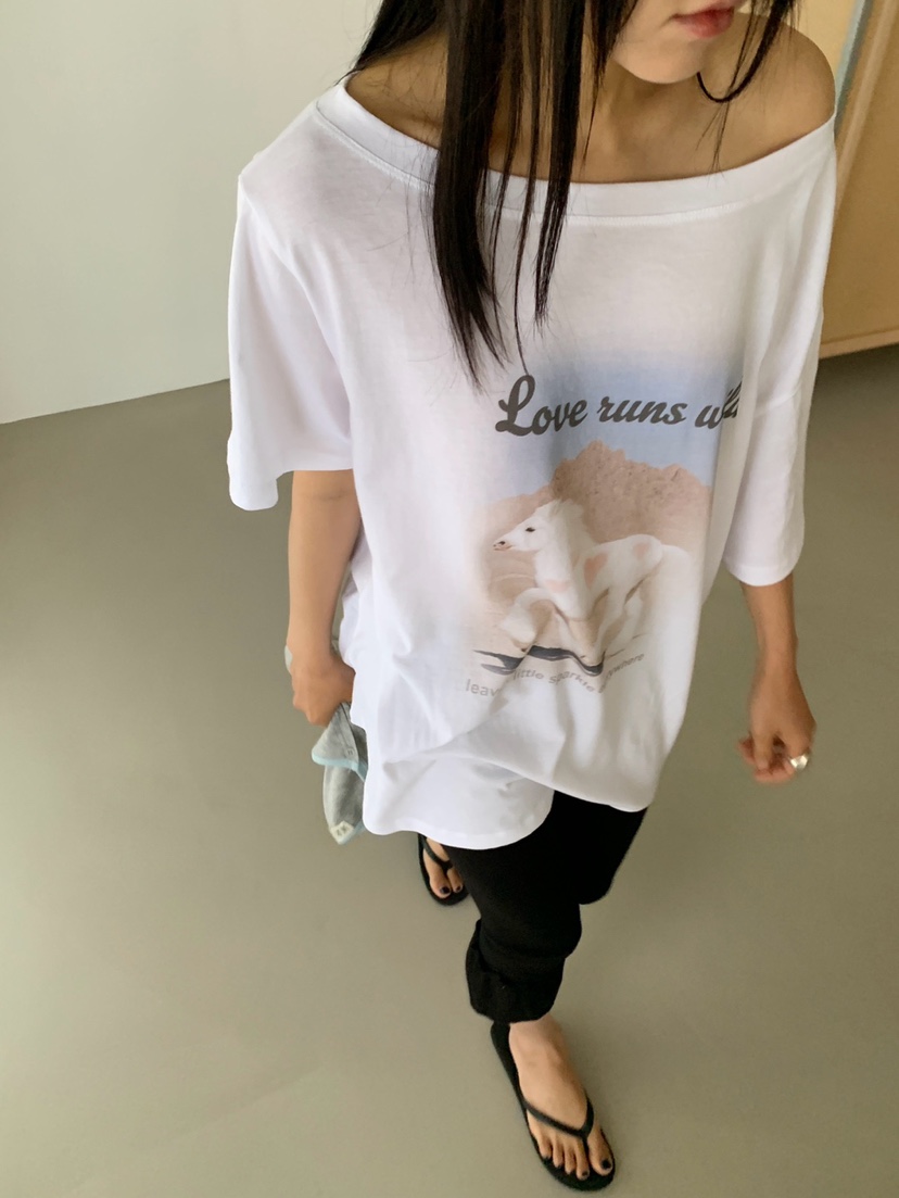 MORE THAN-P韓國東大門代購女士新款26夏季休閑時尚T恤MORE THANT恤