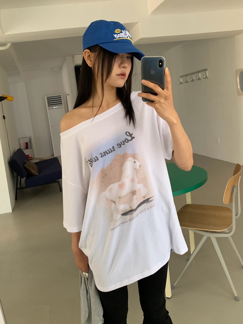 MORE THAN-P韓國東大門代購女士新款26夏季休閑時尚T恤MORE THANT恤