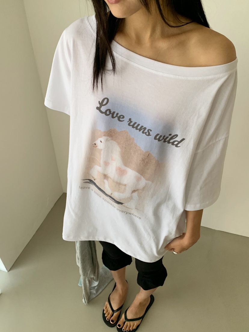 MORE THAN-P韓國東大門代購女士新款26夏季休閑時尚T恤MORE THANT恤