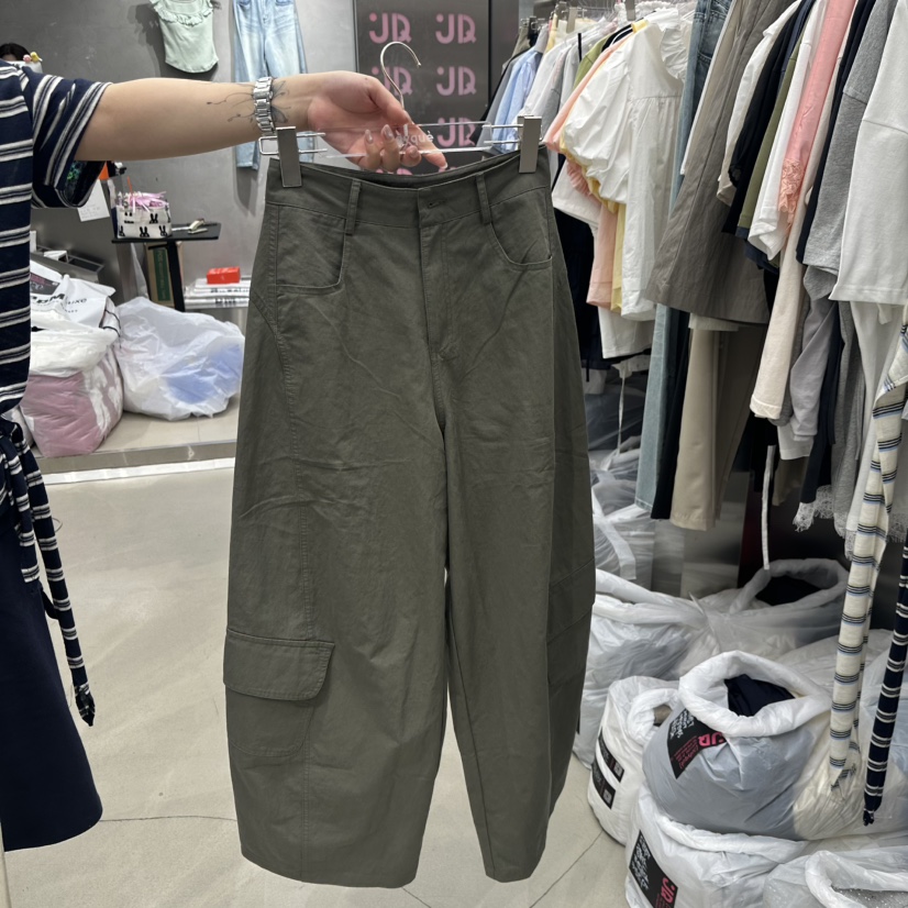JUDYQUE韓國直郵女裝新款時尚26夏季推薦休閑人氣休閑褲口袋JUDYQUE休閑褲圖色2