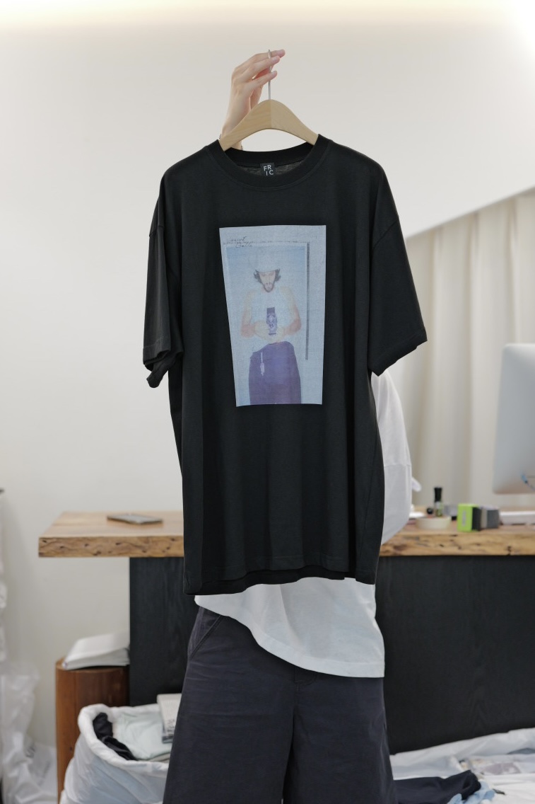 FRIC韓國直郵實拍女裝新品時尚人氣休閑26夏季推薦熱賣T恤FRICT恤圖色2