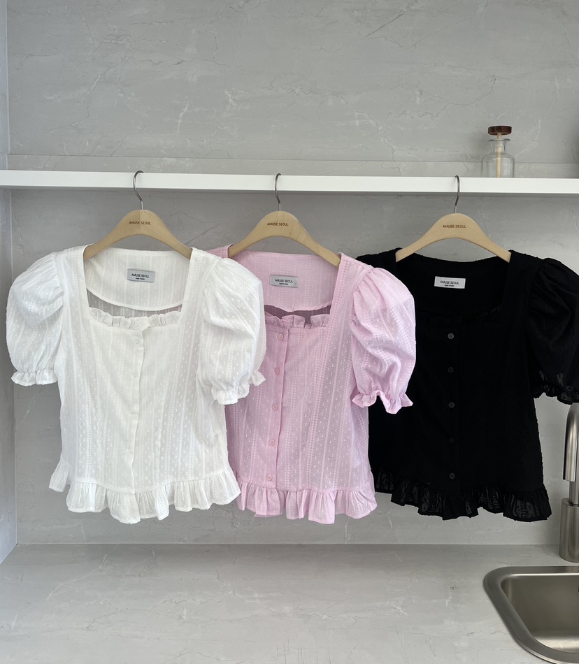 AMUSE SEOUL韓國直郵女裝新品26夏季人氣熱賣襯衫蕾絲衫AMUSE SEOUL襯衫/蕾絲衫