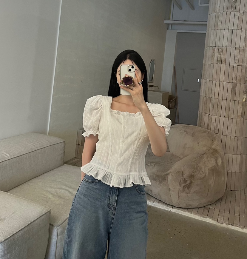 AMUSE SEOUL韓國直郵女裝新品26夏季人氣熱賣襯衫蕾絲衫AMUSE SEOUL襯衫/蕾絲衫