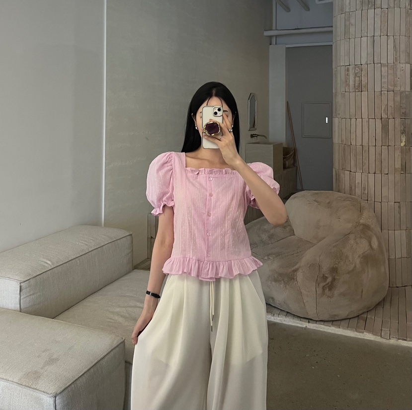 AMUSE SEOUL韓國直郵女裝新品26夏季人氣熱賣襯衫蕾絲衫AMUSE SEOUL襯衫/蕾絲衫